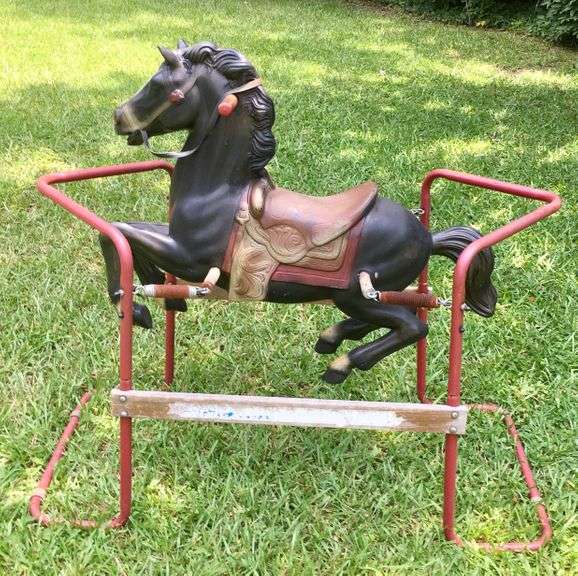 1970 Vintage Blazon Spring Action Rocking Horse