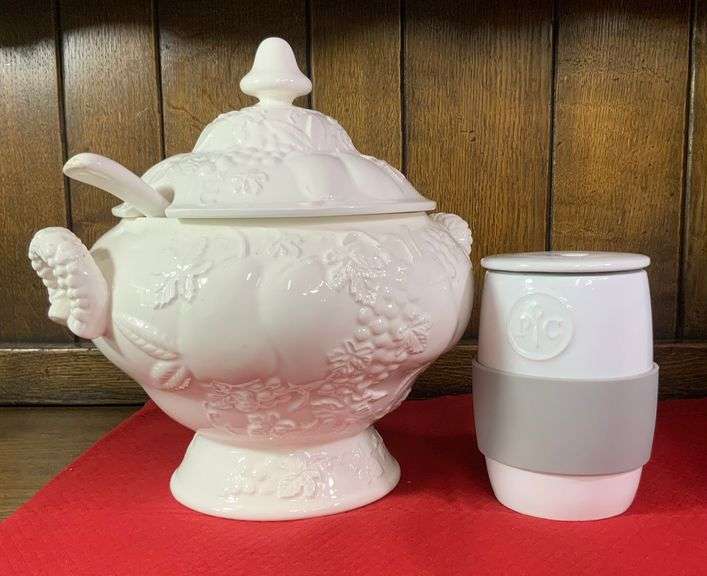 Pampered Chief Ceramic Egg Cooker & A warmer Soup Tureen