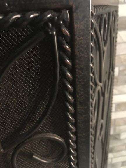 Heavy Southern Living Homes Fire Place Decorative Metal &  Mesh