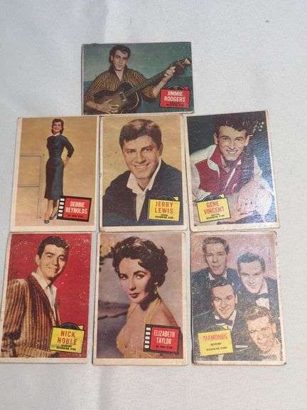 Vintage Hit Stars trading Cards