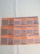 18 Vintage Trading Cards