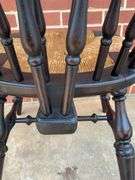 Antique Black Sikes Co Chair