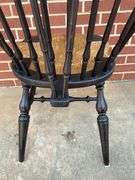 Antique Black Sikes Co Chair