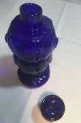 Very Rare, Tiara Indiana  Glass Mountaineer Cobalt Blue Water Carafe 10” Tall