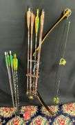 Darton SL50 Compound Bow with Kwikee Kwiver Clamp-On 6-Arrow Bow Quiver & 11 Arrows