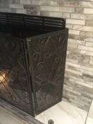 Heavy Southern Living Homes Fire Place Decorative Metal &  Mesh