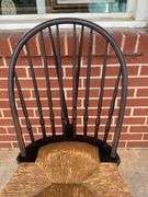 Antique Black Sikes Co Chair