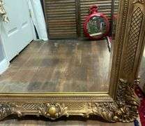 59” x 35” Huge Vintage Gold Mirror