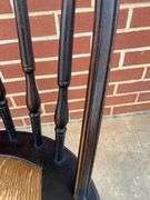 Antique Black Sikes Co Chair