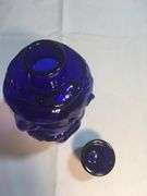 Very Rare, Tiara Indiana  Glass Mountaineer Cobalt Blue Water Carafe 10” Tall