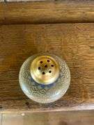 Chinese Mud Warrior Figurine, Budda Figurine, 3 Cloisonné Shakers & Two Salt Seller