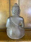 Chinese Mud Warrior Figurine, Budda Figurine, 3 Cloisonné Shakers & Two Salt Seller