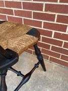 Antique Black Sikes Co Chair