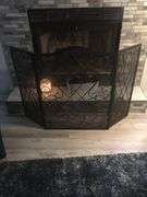 Heavy Southern Living Homes Fire Place Decorative Metal &  Mesh