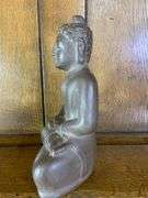 Chinese Mud Warrior Figurine, Budda Figurine, 3 Cloisonné Shakers & Two Salt Seller