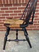 Antique Black Sikes Co Chair