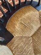 Antique Black Sikes Co Chair