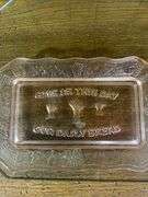 Pink Tiara Glass Bread Plate,