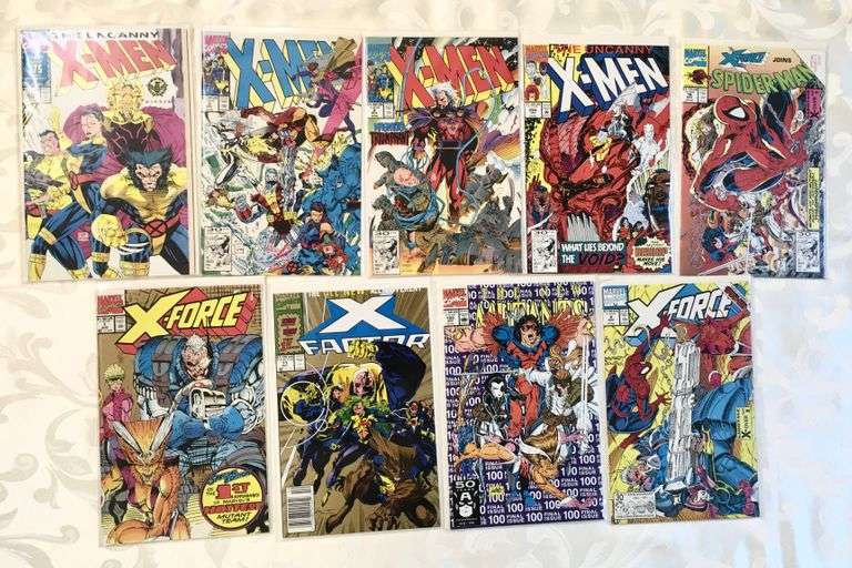 9 Mint Condition Marvel Comic Books