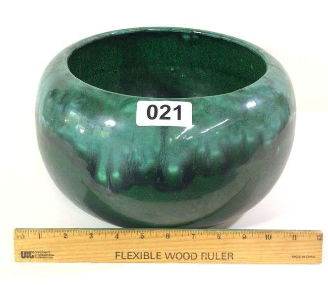 Huge Green Pottery Planter