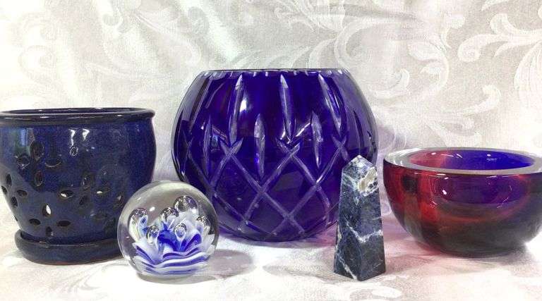 Cobalt Blue 5 Piece Lot