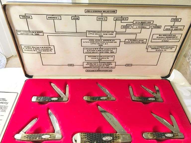 Vintage 1989 Case Family Tree Commemorative knives