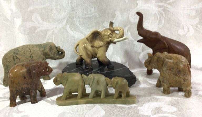 6 Piece Elephant Lot