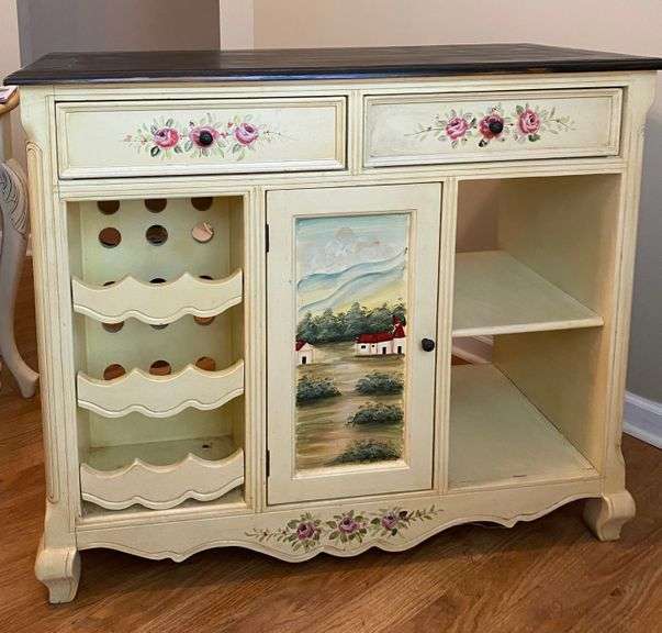 Wine Rack Buffet Double Sided