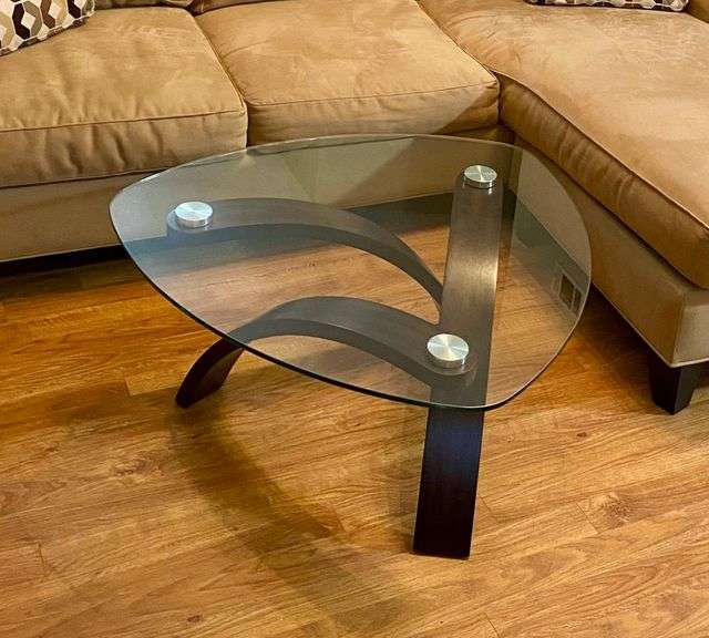 Modern Glass Top Coffee Table