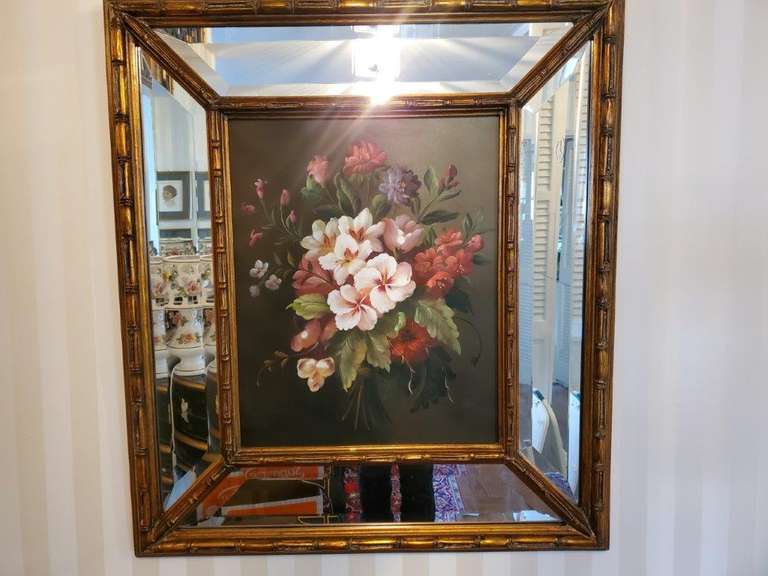 Artwork with Mirrored Frame - 30"x33"