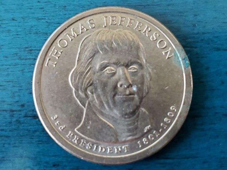 2007-P Thomas Jefferson Dollar Coin