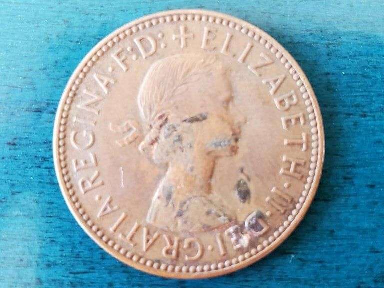 1960 British Half Penny