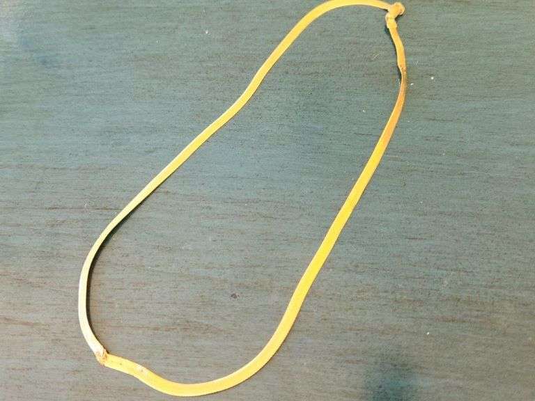 14K Gold Neckace - 16" (.20 oz)