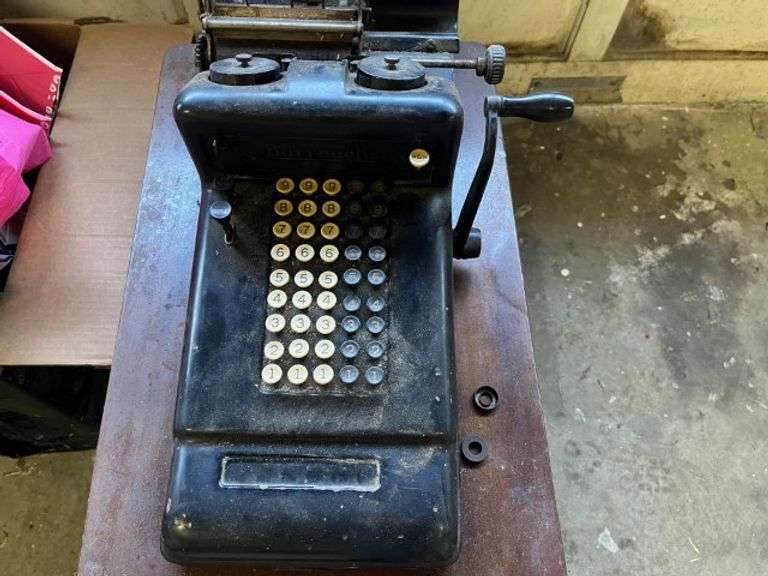 Vintage Burroughs Adding Machine