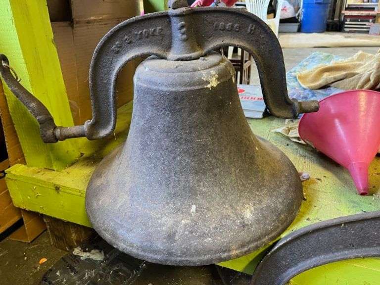 Antique 1800's Cast Iron Bell