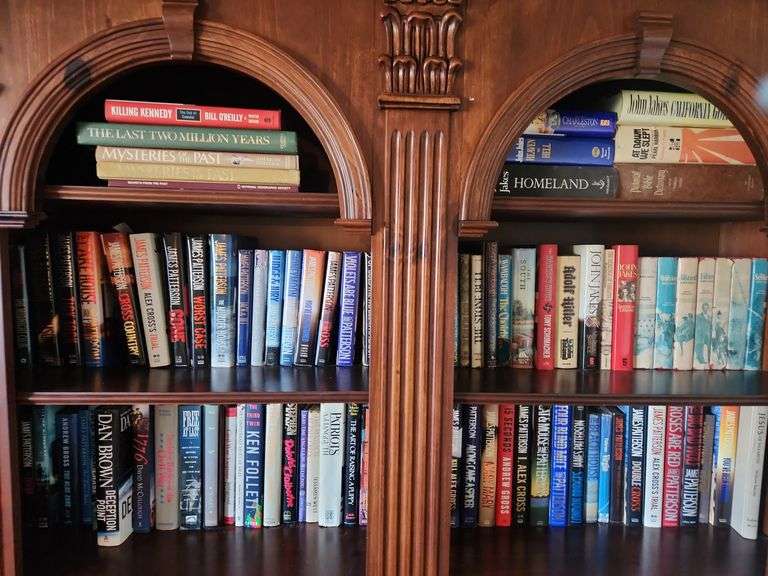 3 Shelf Lot of Books - See Pics for Titles and Authors