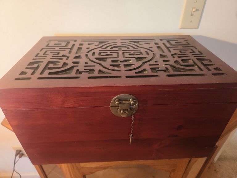 Decorative Large Storage / Stationery Box - 20"x12"x10"