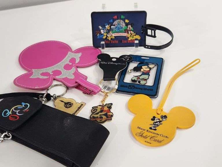 Disney and Mickey Mouse Key Chain and Luggage Tags Collection