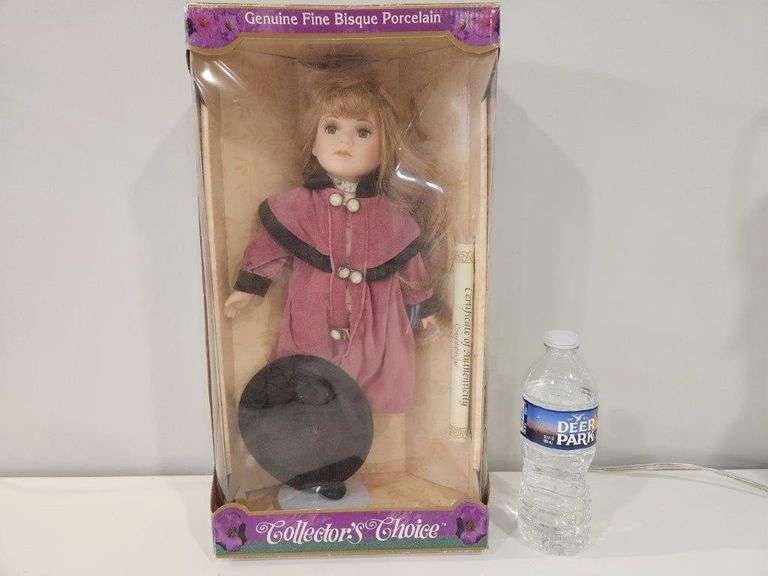 Collector's Choice Fine Bisque Porcelain Doll with Box