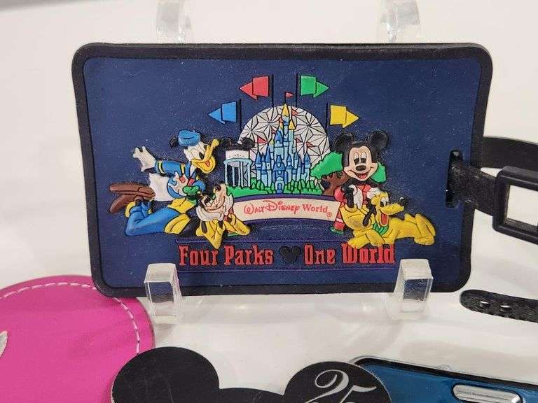 Disney and Mickey Mouse Key Chain and Luggage Tags Collection