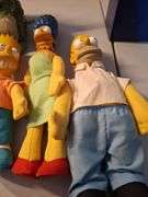 Simpsons 1990 doll set and a Furby