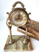 Vintage Clock with Marble Base