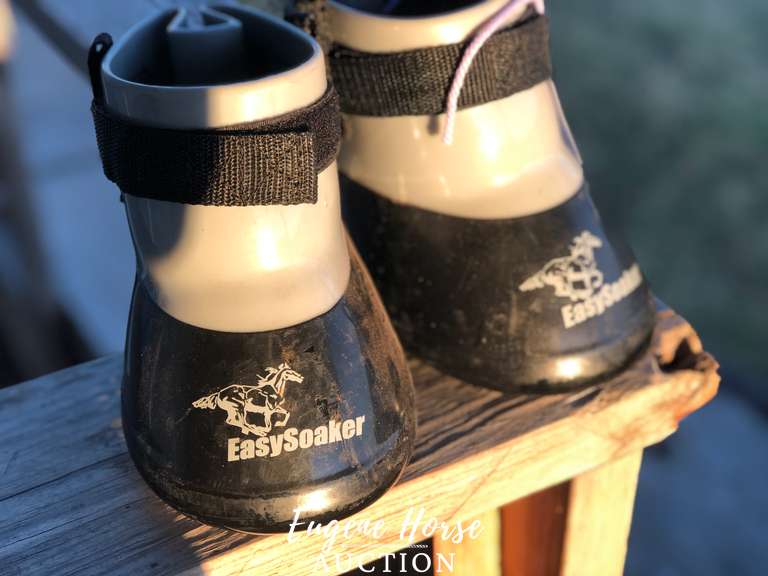 Soaking boots