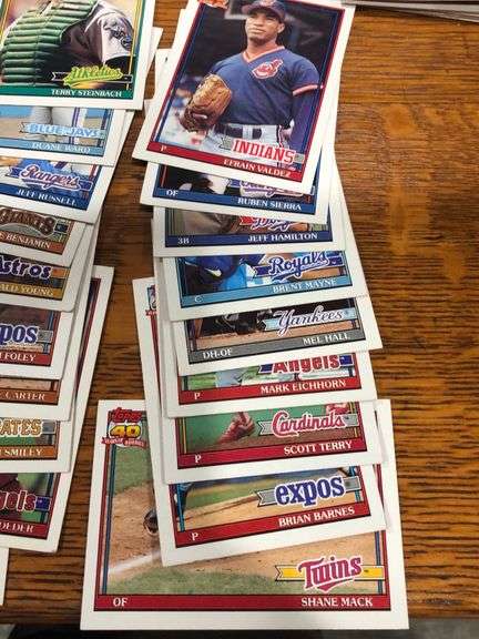 1991 Topps Baseball Cards