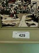 Duze signed painted tiles
