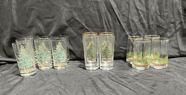 Christmas glasses
