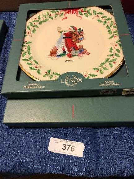 Lenox Christmas plates