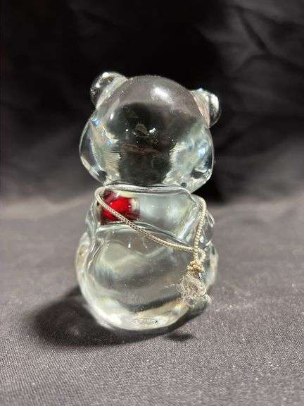 Fenton Glass birthstone bear