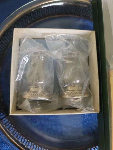 Sterling shakers, Kirk Stieff knife