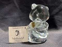 Fenton Glass birthstone bear